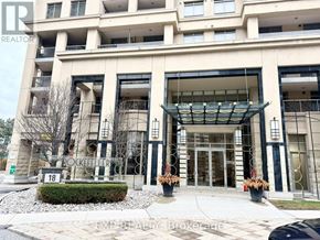 Toronto (Bayview Village) condo for rent - A building with the sign "LOCKELLER" on the front.