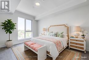 Toronto (Dovercourt-Wallace Emerson-Junction) condo for rent - A bedroom with a large bed, a potted plant, and a window.