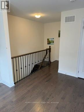 Markham (Cornell) apartment for rent - A dog is standing on a wooden floor in a room with white walls.