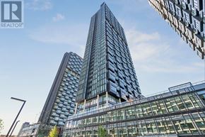 Toronto (Banbury-Don Mills) condo for rent - A hallway with a door on the left and a door on the right.