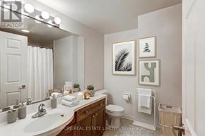 Toronto (Bay Street Corridor) condo for rent - A bathroom with a white sink and toiletries.