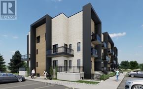 London South (South U) townhouse for rent - A modern apartment building with balconies and a car parked in front.