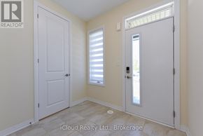 Oakville (Go Glenorchy) townhouse for rent - A room with a white door and a window with blinds.