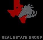 Killeen apartment for rent - A logo for the Real Estate Group featuring a silhouette of a cowboy and a cow.