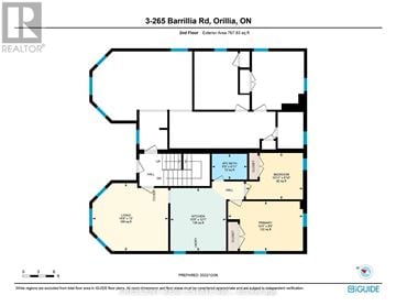 Orillia multi-family for rent - A floor plan for a property at 3-265 Barrilla Rd, Orillia, ON.