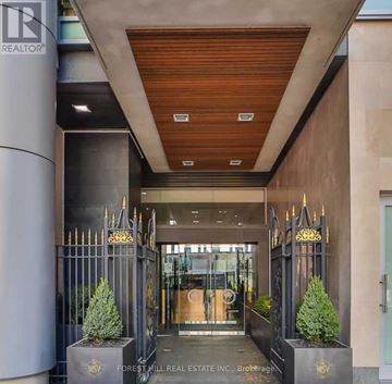 Toronto (Waterfront Communities) condo for rent - The image shows the entrance to a building with a sign that reads "REALTOR".