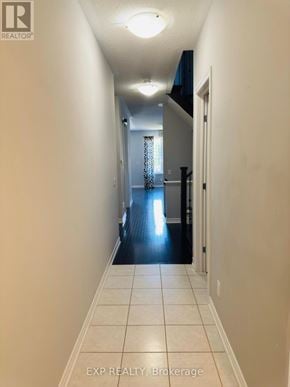 Vaughan (Vellore Village) townhouse for rent - A long hallway with a door at the end.