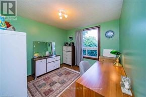 Niagara Falls (Dorchester) apartment for rent - A room with green walls and a wooden desk.