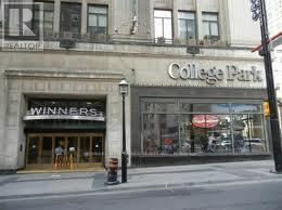 Toronto (Bay Street Corridor) condo for rent - A building with a College Park sign on the front.