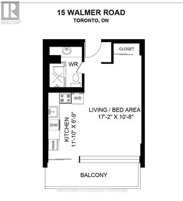 Toronto (Annex) multi-family for rent - 904 - 15 WALMER ROAD 904