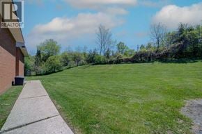 Cambridge apartment for rent - A grassy area with a concrete pathway and a building in the background.