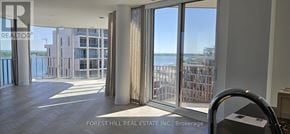 Toronto (Waterfront Communities) condo for rent - A view of a balcony from inside a house.