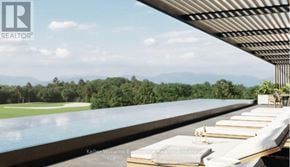 Gravenhurst (Muskoka (S)) condo for rent - A pool with a view of the mountains and trees.