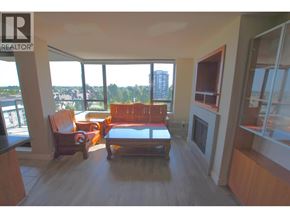 Richmond apartment for rent - A living room with a couch, chairs, and a fireplace.