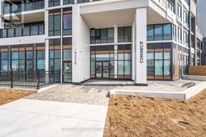 Milton (Co Coates) condo for rent - A modern building with the word "CONNECT" on the front.