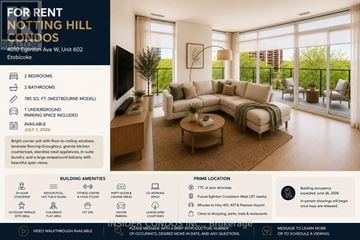 Toronto (Humber Heights) condo for rent - 602 - 4010 EGLINTON AVENUE W 602