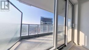 Toronto (Newtonbrook East) condo for rent - A realtor image of a balcony with a view of a building.