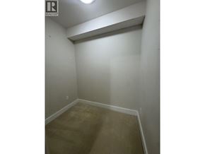 Vancouver apartment for rent - A small, empty room with a light on the ceiling.