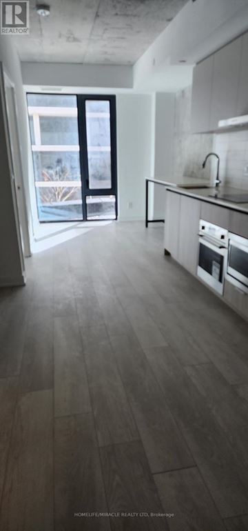 Toronto (Church-Yonge Corridor) condo for rent - A kitchen with a sink and a window.