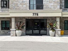Waterloo condo for rent - The front of a building with the number 778 on it.
