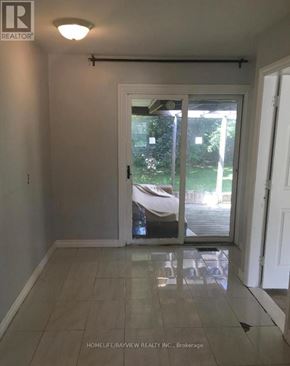 Newmarket (Huron Heights-Leslie Valley) apartment for rent - A room with a sliding glass door leading to a backyard.