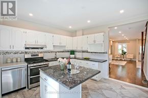 Toronto (Woodbine-Lumsden) apartment for rent - A modern kitchen with a granite countertop and stainless steel appliances.
