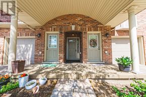 Burlington (Rose) townhouse for rent - A house entrance with a wreath on the door.