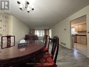 Markham (Thornhill) apartment for rent - A dining room with a table set for four.