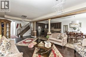 Hamilton apartment for rent - A living room with a couch, chairs, and a coffee table.