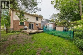 Owen Sound apartment for rent - A house with a backyard and a fence.