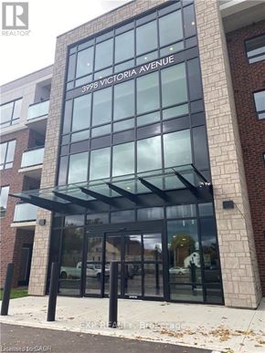 Lincoln (Lincoln-Jordan/Vineland) condo for rent - The entrance to a building with glass doors and windows.