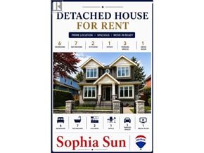 Vancouver apartment for rent - A house for rent has 7 bedrooms and 2 bathrooms.