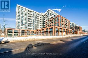 Toronto (Dovercourt-Wallace Emerson-Junction) condo for rent - A modern multi-story building with a glass facade and a brick facade is under construction.
