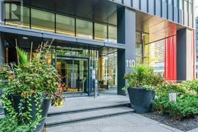Toronto (Church-Yonge Corridor) condo for rent - The front of a building with the number 110 on it.