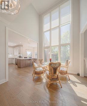 Vaughan (East Woodbridge) apartment for rent - A well-lit dining room with a table and chairs.