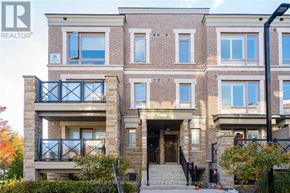 Markham (Cornell) townhouse for rent - A building with the sign REALTOR on the top left corner.