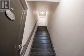 Markham (Cornell) townhouse for rent - A hallway with a staircase leading to the second floor.