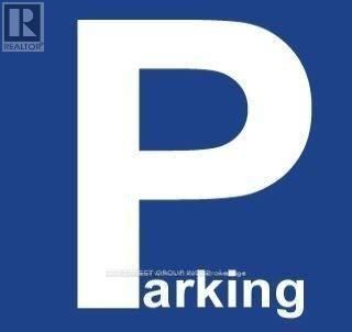 Toronto (Bay Street Corridor) condo for rent - A blue and white sign with the letter P on it.