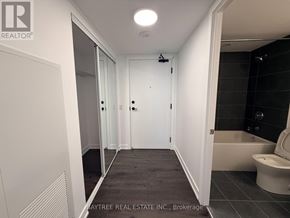 Toronto (Church-Yonge Corridor) condo for rent - A bathroom with a toilet, sink, and bathtub.
