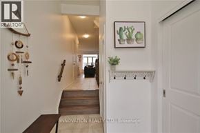Ottawa townhouse for rent - A hallway with a cactus and a picture of cacti on the wall.