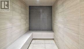 Toronto (Willowdale West) condo for rent - A tiled shower area with a glass door.