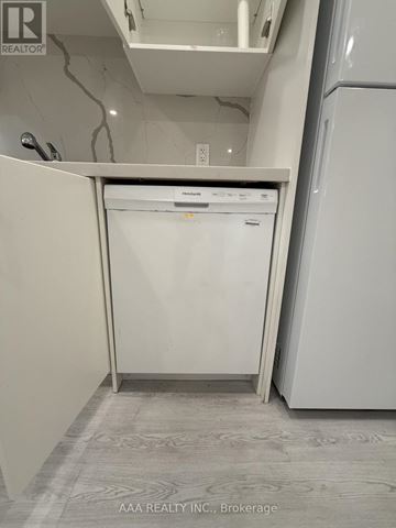 Toronto (Kingsview Village-The Westway) apartment for rent - A white dishwasher is in the kitchen.
