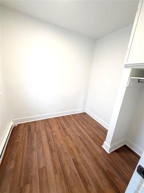 Winnipeg apartment for rent - A room with wooden flooring and white walls.