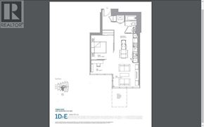 Toronto (Waterfront Communities) condo for rent - A floor plan of a house with a garage and a separate entrance.