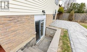 Milton (Tm Timberlea) apartment for rent - A brick wall with a window and a door in the middle.