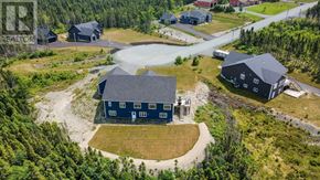 Torbay apartment for rent - A bird's eye view of a house surrounded by trees and a pond.
