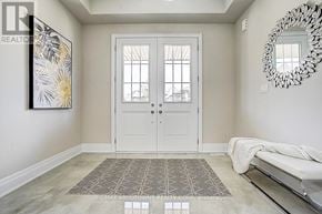 Oakville (Jm Joshua Meadows) apartment for rent - A white double door with a glass window is the focal point of this image.