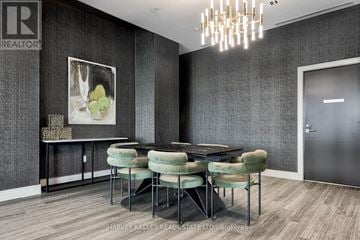 Toronto (Mount Pleasant West) condo for rent - A dining room with a table set for six.