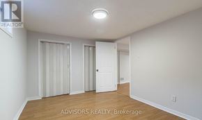 Brampton (Brampton South) apartment for rent - A room with a white door and a window with blinds.