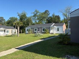 Orangeburg apartment for rent - A grassy area with a few houses and trees in the background.
